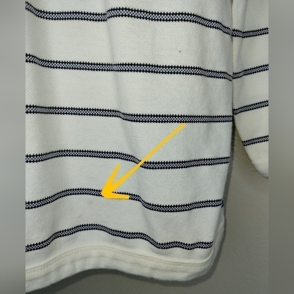 Vintage 90s Carolina Clothing Mens XL Shirt Striped Knit Long Sleeve Made In USA - Picture 4 of 9